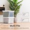 IRIS USA 4 Pack Letter/Legal Size File Box, File Folders, File Organizer